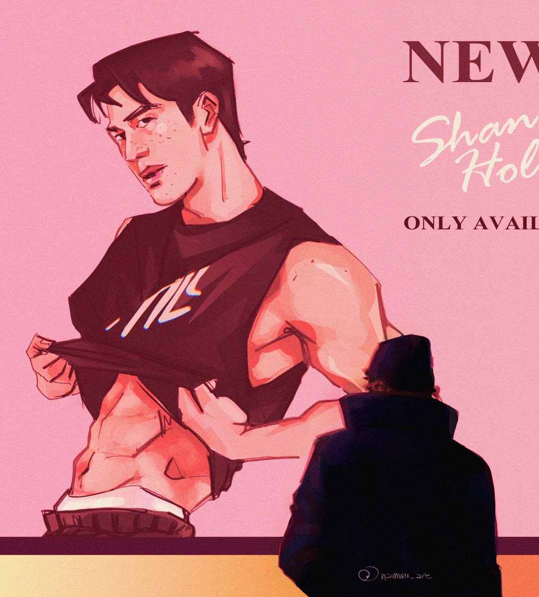 Namuni_art's tweet photo. When you're trying to forget your years old situationship but his manager is Yuna Hollander so you see his face everywhere...
#HeatedRivalry https://t.co/NoQaLk6uzX
