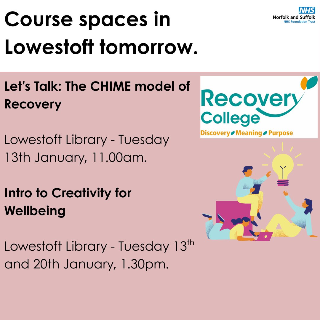 NSFT Recovery College tweet media