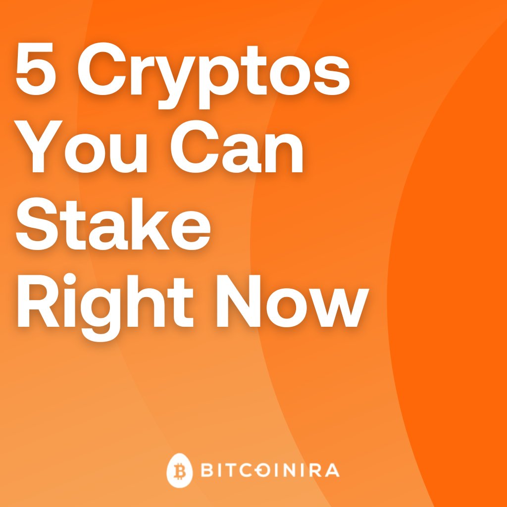 Did you know you can earn potential staking rewards right in your Crypto IRA?  👀 Five assets you can stake right now 👇 1️⃣ $ETH 2️⃣ $ADA 3️⃣ $SOL 4️⃣  $SUI 5️⃣ $