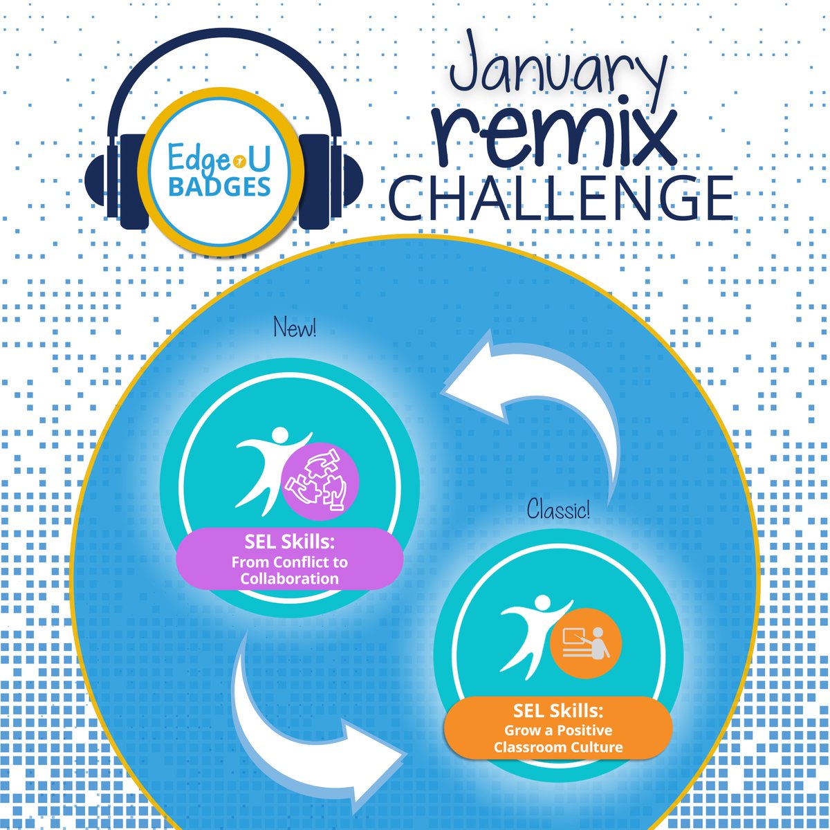 Edge•U Badges tweet media