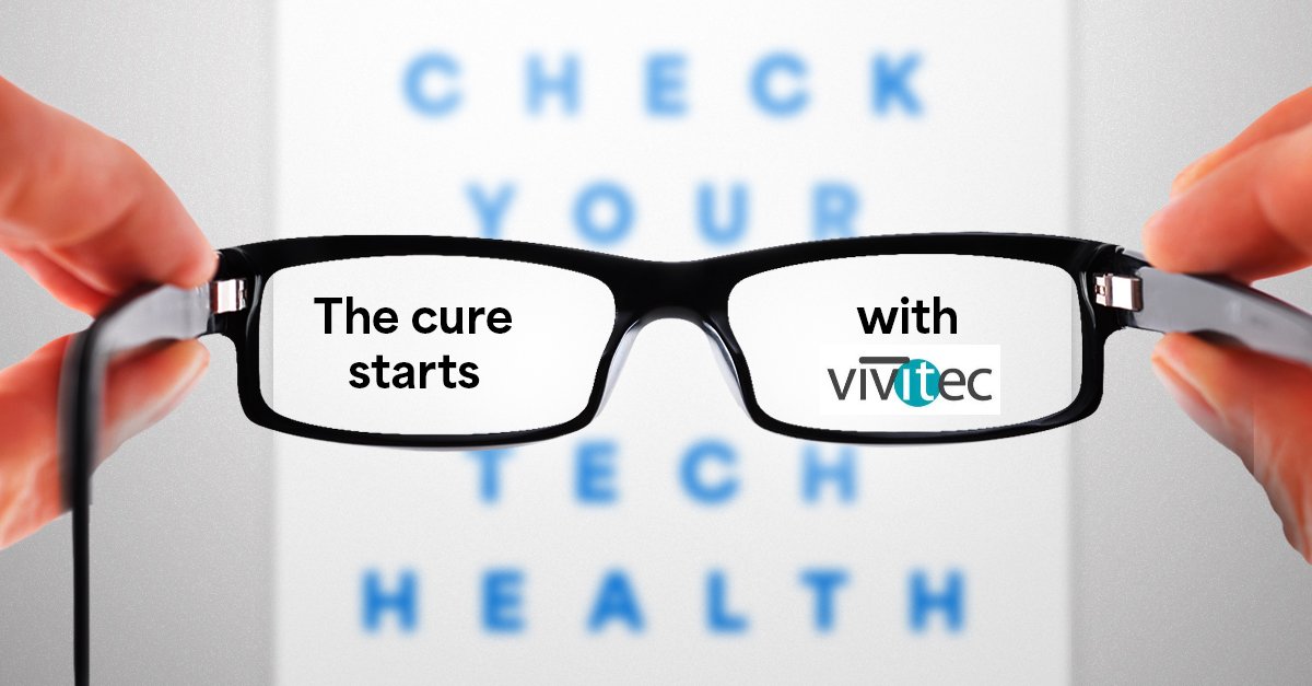 VivitecFlorida's tweet photo. Not sure what's happening with your tech? You can't fix what you can't see! Get clarity with a tech health check. Comment “clarity” to schedule. #ITHelp #ITManagement #Cybersecurity Need IT assistance? https://t.co/rx1CWqk4ki https://t.co/lgulHbZ9Gp