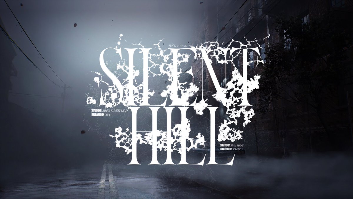 DylanSla's tweet photo. Silent Hill (1999) | Title Design https://t.co/heBqyjSFoG