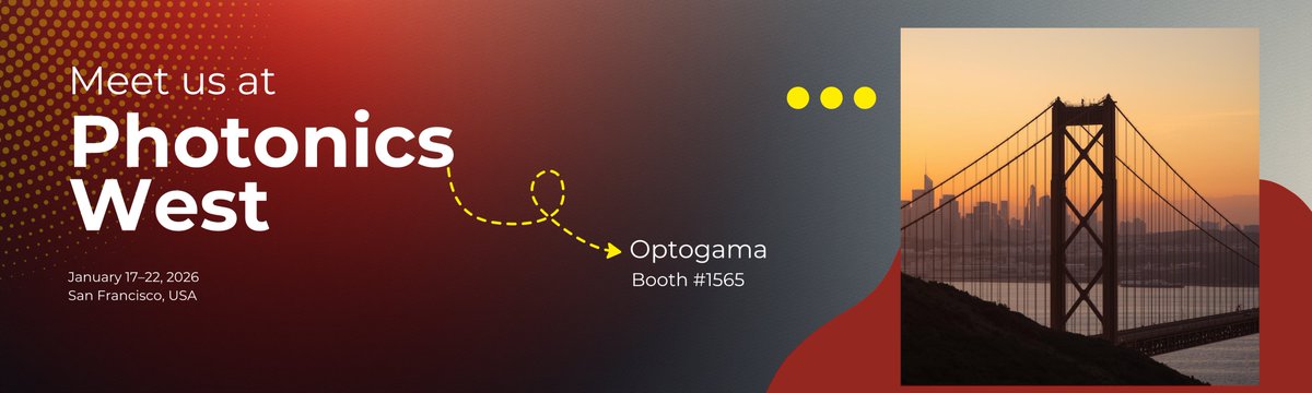 Optogama at Photonics West 2026
📍 Booth #1565 | San Francisco
Eye-safe 1.54 µm laser systems, compact DPSS lasers, and in-house optical coating services (IBS, IAD, e-beam).
Lasers, optics, and coatings developed under one roof.