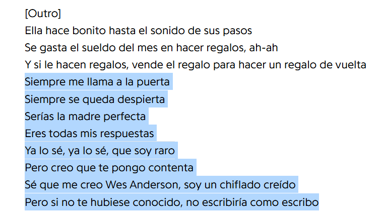 apreciemos's tweet photo. es tan bonita esta canción que me da ganas de vomitar, no sé cómo explicarlo https://t.co/2dld3bVPmS