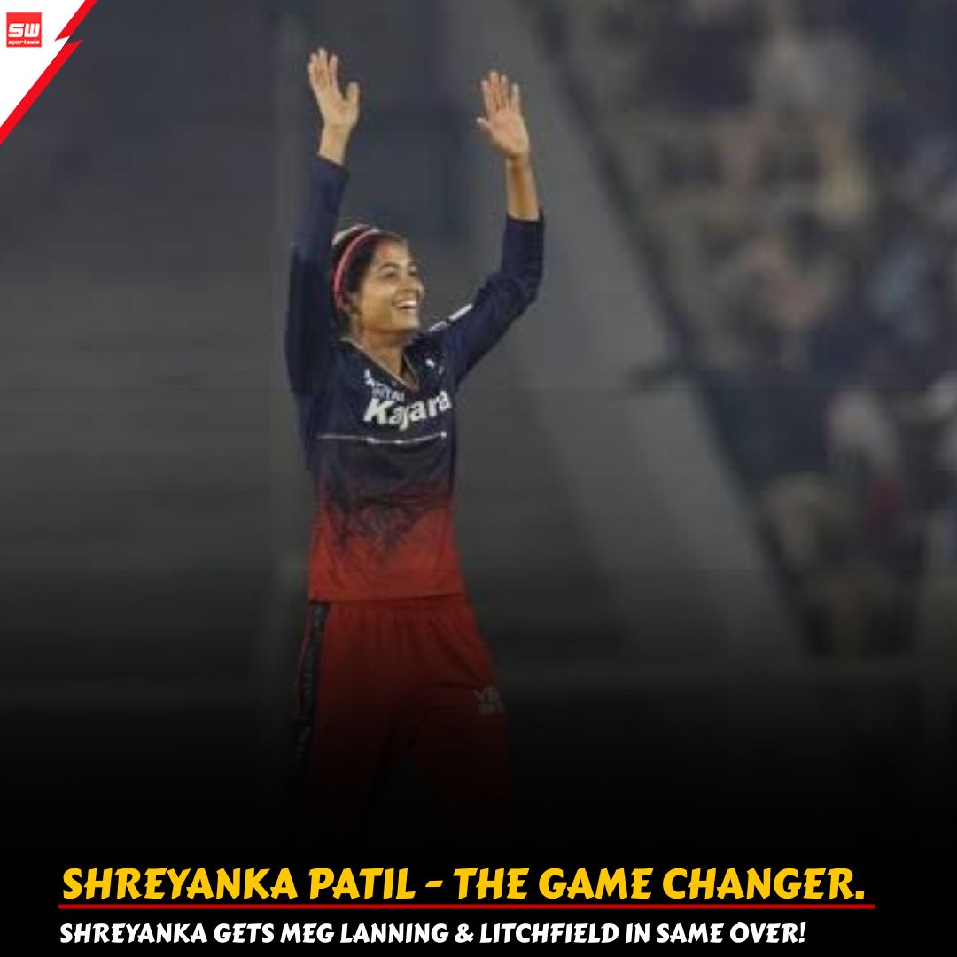 mysportswiz's tweet photo. When the match needed a spark
Meg Lanning &amp; Litchfield dismissed in the same over.

https://t.co/7Wm3X0Tlrs 

#AyushBadoni #Rohit #JustinHerbert #Carrick #49ers #Niners #Sachin #ODIs #Purdy #Kittle #Pats #Patullo #SanDiego #FTTB #Skip #AJBrown #Sirianni #Philly #Wilcox #Chargers https://t.co/bENakqDeDE