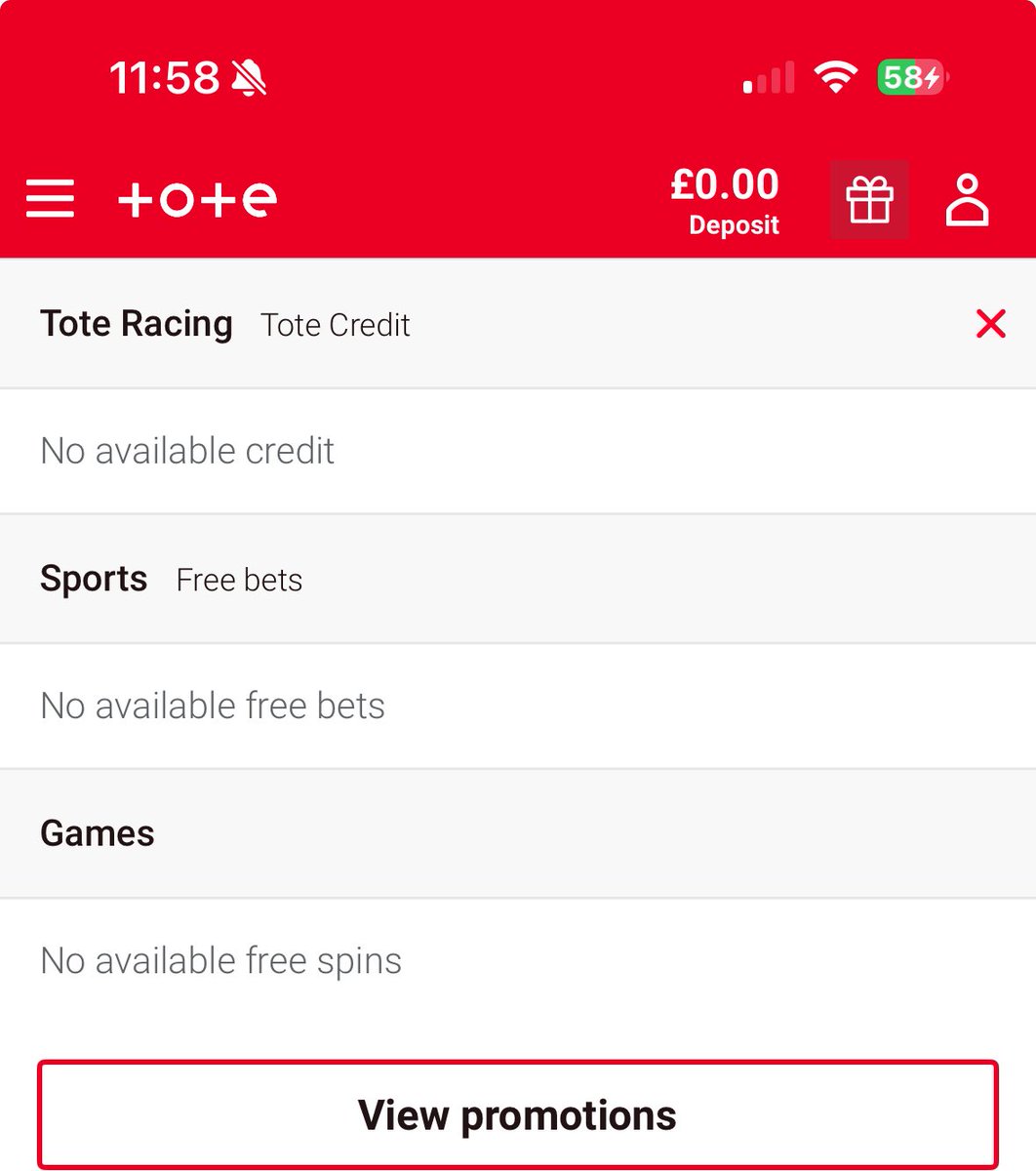 JLFC976's tweet photo. @TheCardDealer Still not received tote credits? https://t.co/sPXzFbYZUd