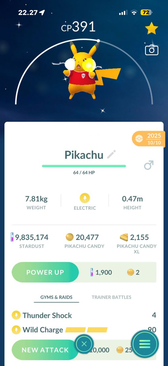 aji_stwan's tweet photo. @REVERSAL7x You forget about this Pikachu Wearing National Football Team of Indonesia edition https://t.co/T5Yo8y4tCL