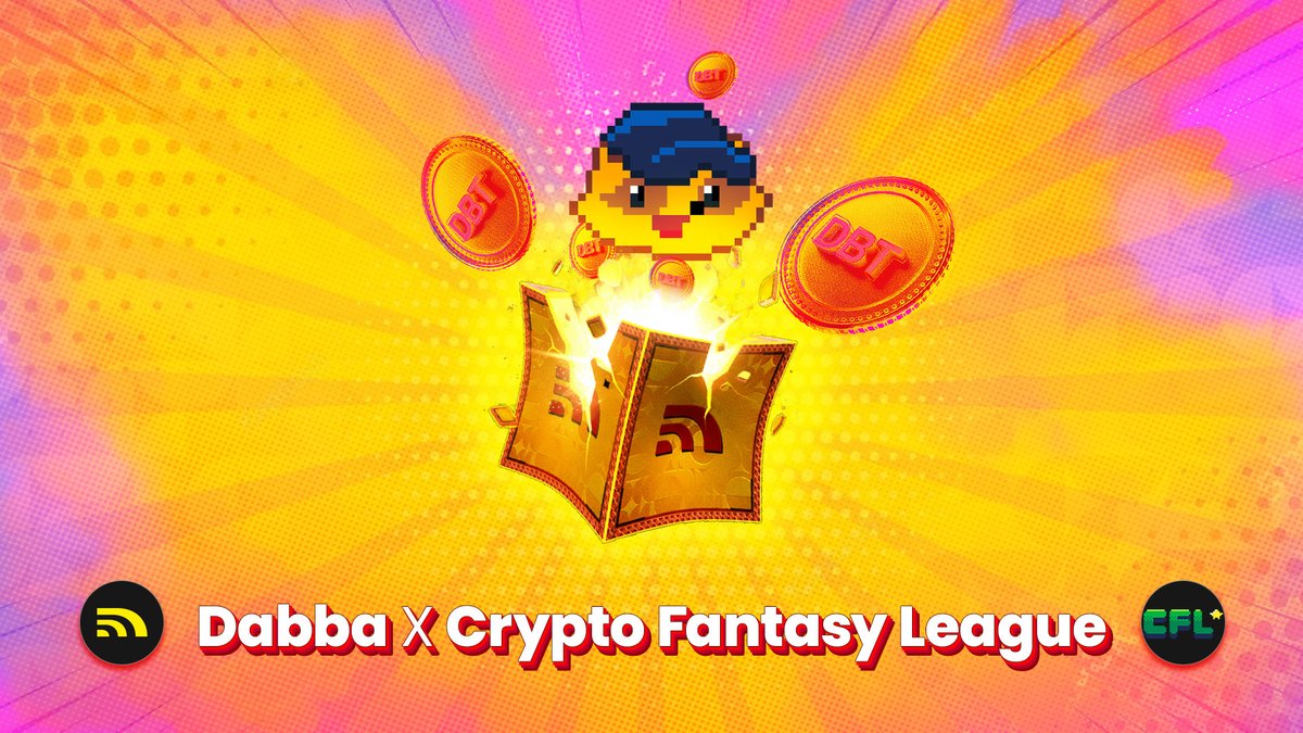 Proud to welcome @cfldotfun as Loot Box Partner. Free spins from cfldotfun  are officially in the Dabba Loot Boxes, your early gateway to $DBT before  we go live on @livebonk. Check the