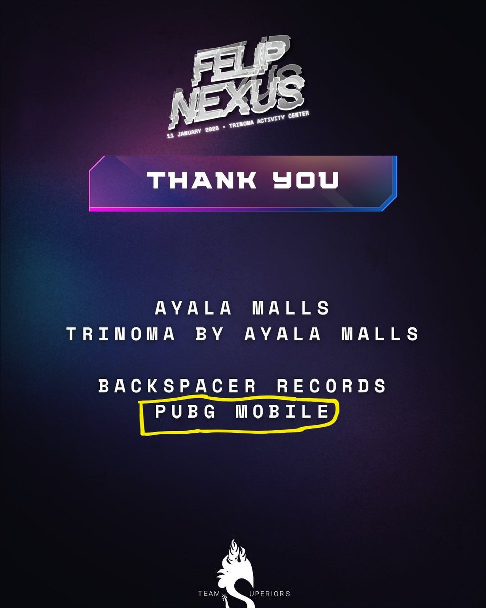 pubgm_squad's tweet photo. Maraming salamat din @team_superiors! Sa susunod ulit, 30th?👀💣🤘

#FELIP #SB19_KEN https://t.co/obpxsAzY5E