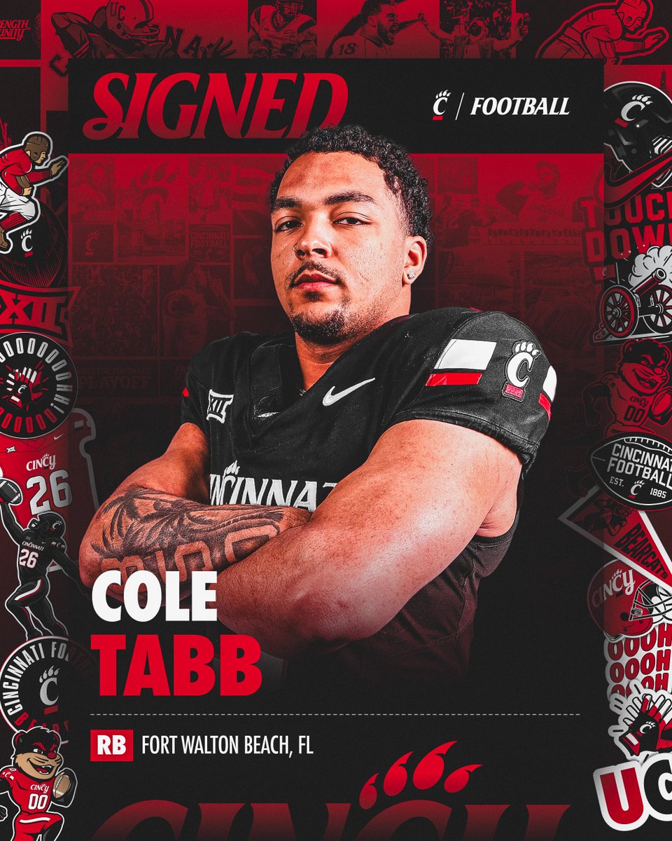 🐾 Welcome to Cincinnati, <a href="/ColeTabb/">Cole Tabb</a>!

#GoBearcats