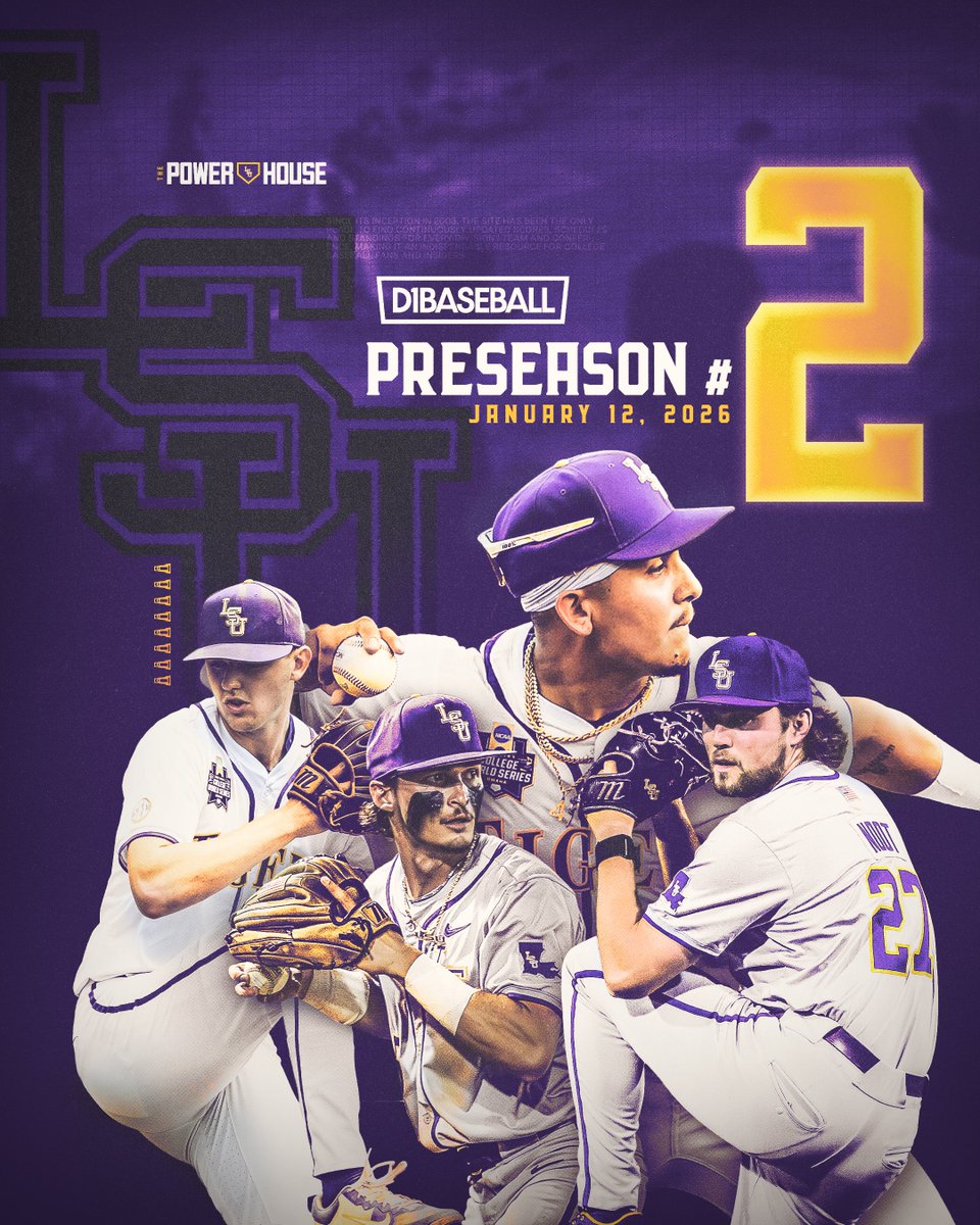 Tigers Coming In At No. ✌️ 

#ThePowerhouse | <a href="/d1baseball/">D1Baseball</a>