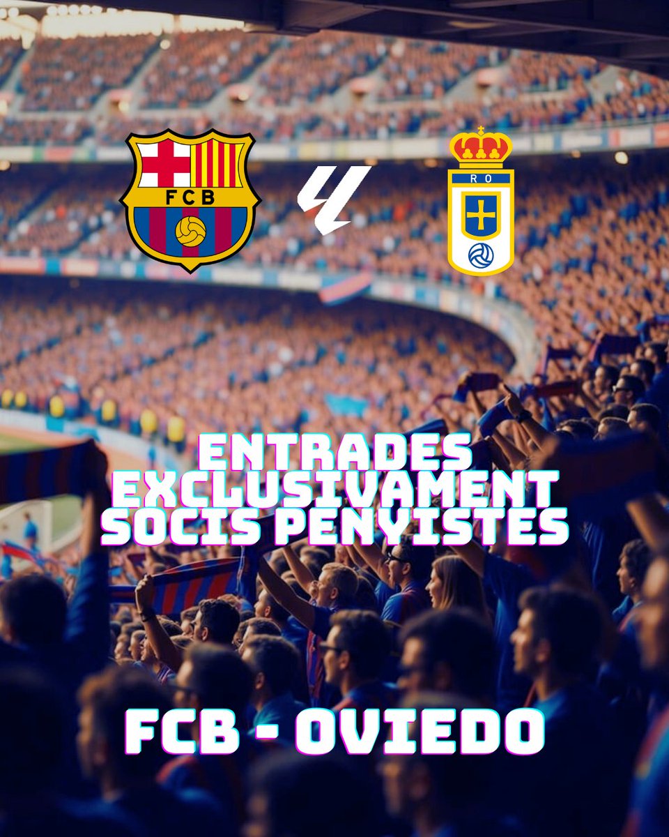 penyablj's tweet photo. 🗓️Obert el període per sol·licitar les entrades per al partit a l'estadi contra l'Oviedo (diumenge 25/01 16:15). Teniu temps fins el proper divendres 16/01 a les 20h per fer la vostra petició exclusivament a penyablj@gmail.com 📩 https://t.co/C3qJmMwVnx