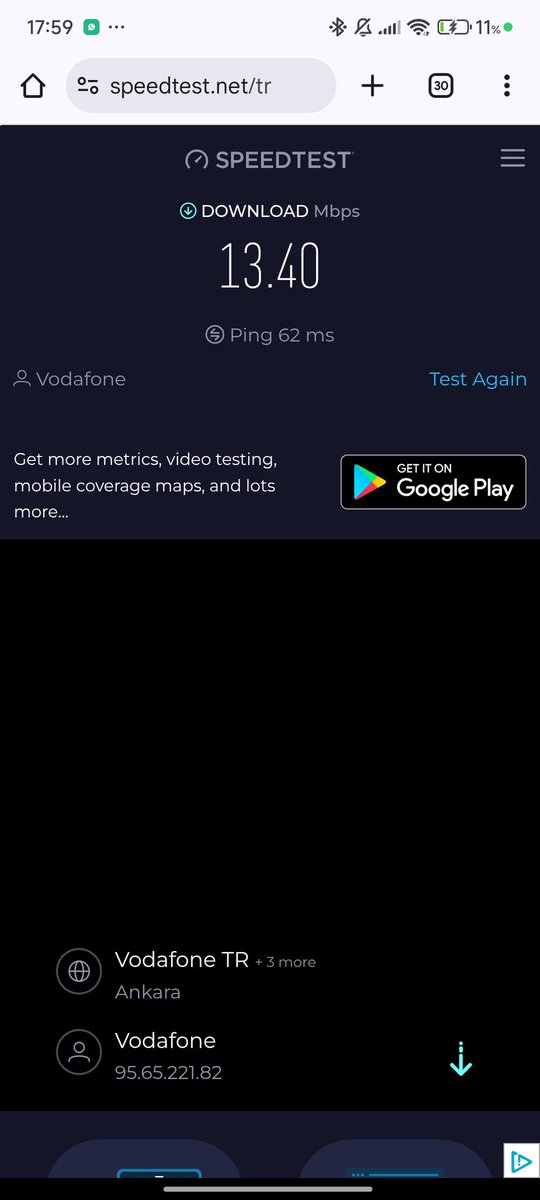 trdevleti's tweet photo. Vodafone Türkiye office is doing a great job. They sell a 1000 Mbps internet package but only provide 13 Mbps. Their customer service is full of irritable women who are impossible to reach. How is Vodafone in your country? #Vodadone @VodafoneTR @vodafone https://t.co/TX1Fo9nmya https://t.co/INqVLD8rDT