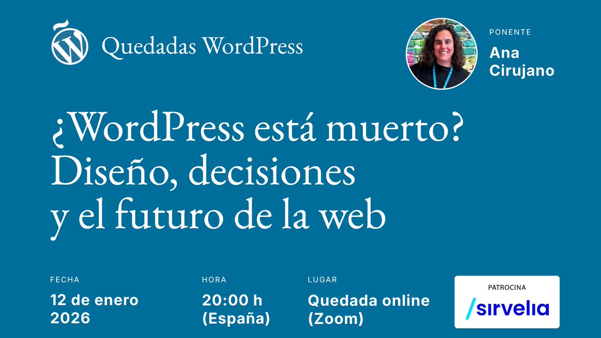 Quedadas WordPress tweet media