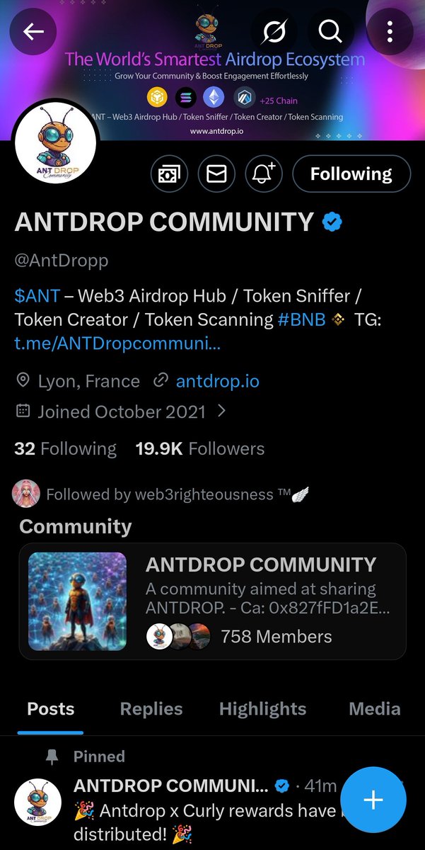 swtdivae's tweet photo. @web3righteous @AntDropp 0x863Dce667616968b057beE59AcE56F42A7e859cD https://t.co/C7YQO26db3
