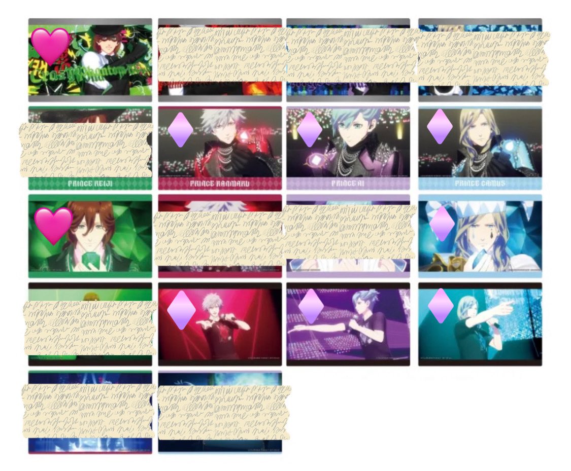 arstorij's tweet photo. 【交換】うたプリ カルナイ タブナイ キャラバン#2 購入特典 クリアカード TABOO NIGHT XXXX クリカ

譲：蘭丸、藍、カミュ(画像の◆)
求：嶺二(画像の🩷)

郵送希望です。

検索からもお気軽にお声掛けください。
よろしくお願いいたします。 https://t.co/Y935CIWO6w