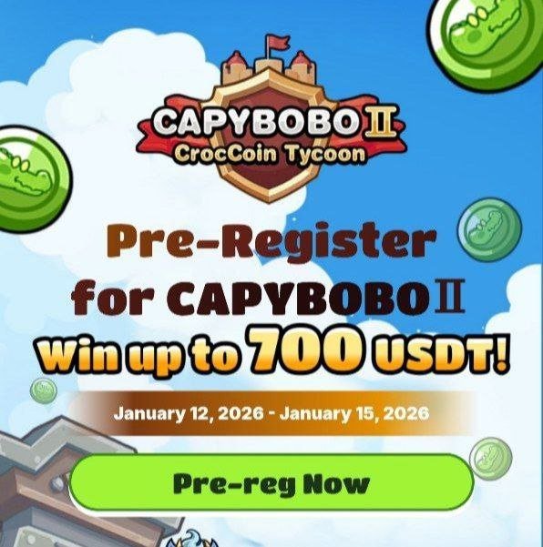 V_Airdrop_C's tweet photo. 🎮CapyBobo Game Pre-reg
🎁Reward: Free Diamond for Early Users
✅Join Link:👇
https://t.co/umb0ZGIg7I
-Start & Open Bot
-Click "Pre reg now"
-Wait For Game Live
-Done
#Airdrop #Diamond #CapyBobo #Game #Free https://t.co/vDC6jEpB9D