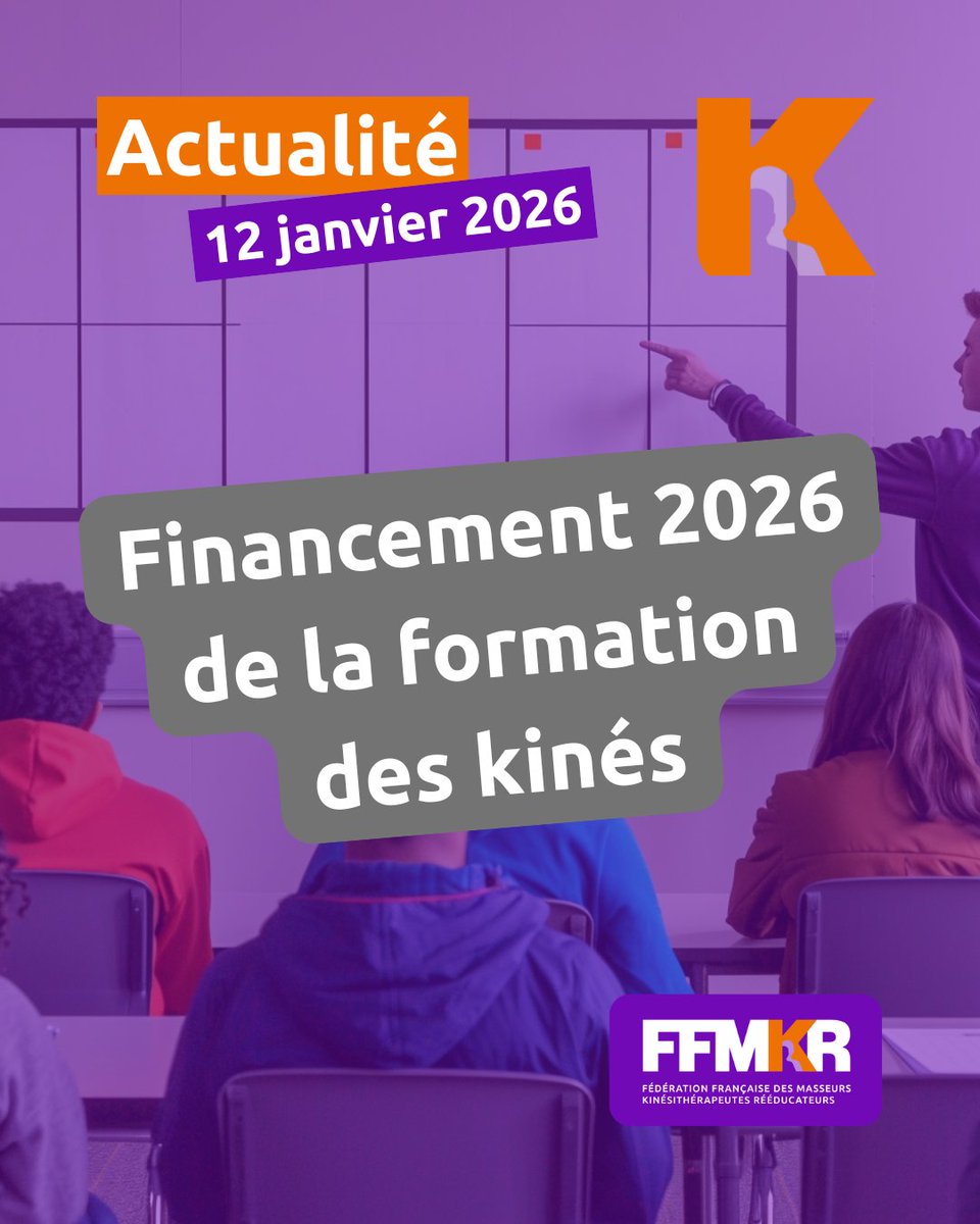 _FFMKR's tweet photo. #Actualité

Financement 2026 de la formation des kinés

https://t.co/7CQB5rNKTc

#FFMKRcCLAIR #FFMKR #TeamKine https://t.co/VuyH2FodNZ