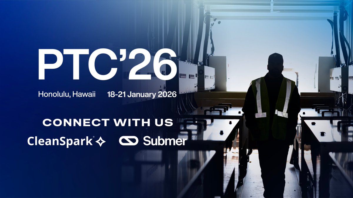 Next week, <a href="/PTCouncil/">PTC</a> is bringing together leaders across the digital infrastructure landscape at PTC ’26 in the Aloha State.

$CLSK will be there alongside <a href="/submertech/">Submer</a> to discuss our specialized platform that’s accelerating AI data center innovation via modular, liquid-cooled