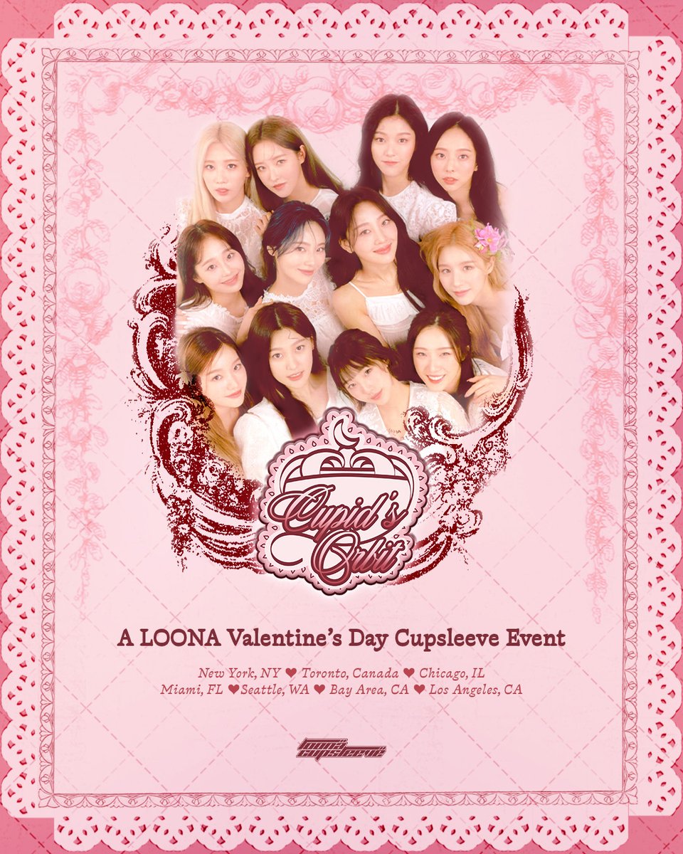loona cupsleeve events! tweet media