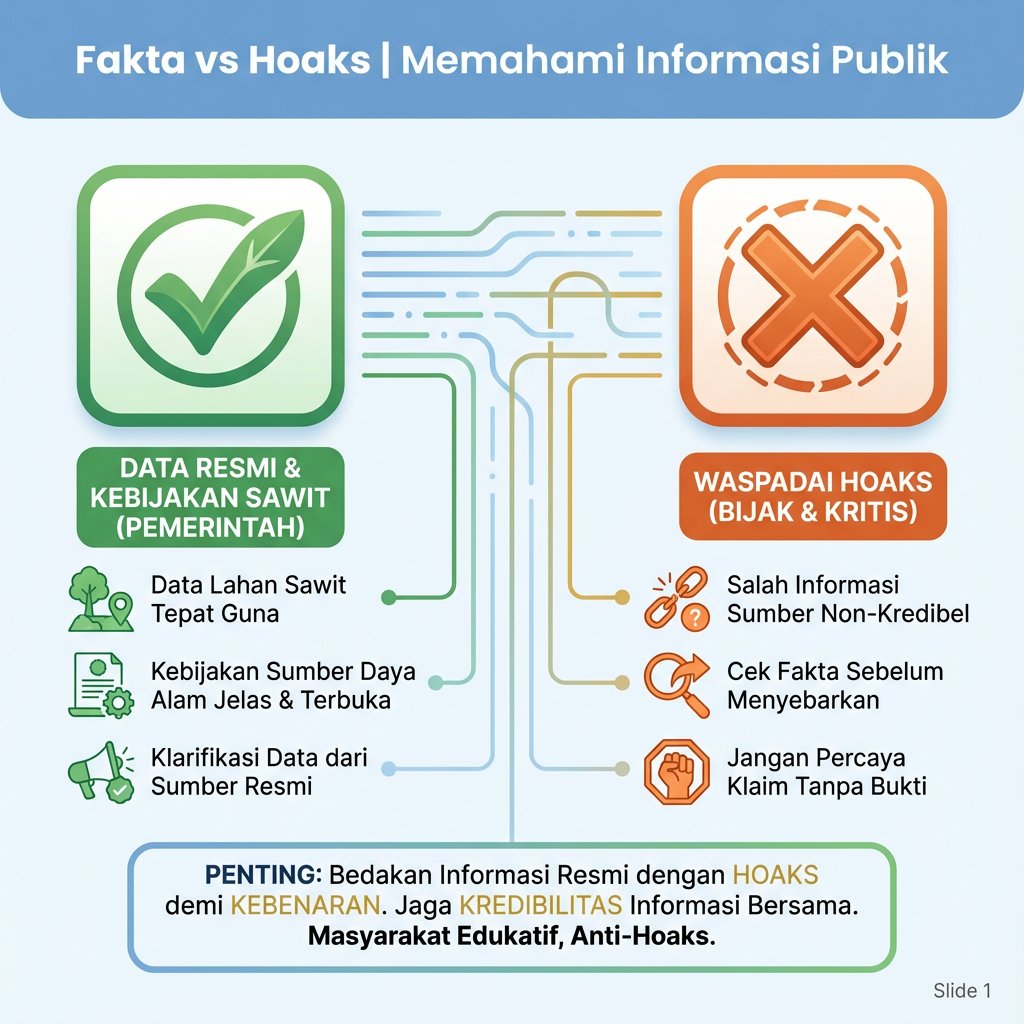 Diandra72203384's tweet photo. Dalam era informasi yang cepat, membedakan fakta dan hoaks adalah kunci menjaga ketenangan dan kepercayaan bersama. Selalu pastikan sumber informasi kamu berasal dari data resmi dan terpercaya. Mari kita bijak dalam menyaring setiap berita yang kita terima dan sebarkan. https://t.co/oGCIirnTeW
