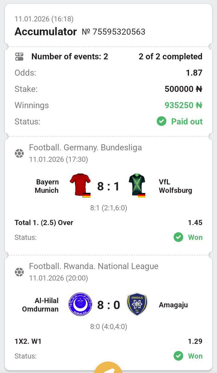 Kingsolomon_Jnr's tweet photo. ✅SecretBet Banker Won!!! 🔥

N935k smashed!!! 💲💰💲

🖥Register on SecretBet to WIN.🎉
➡️➡️ https://t.co/2RIlVD4pWJ 

Promo Code: KINGSOLOMONJNR 
🔔Use the promo code to get 100% welcome bonus. https://t.co/RPXlScXqyk