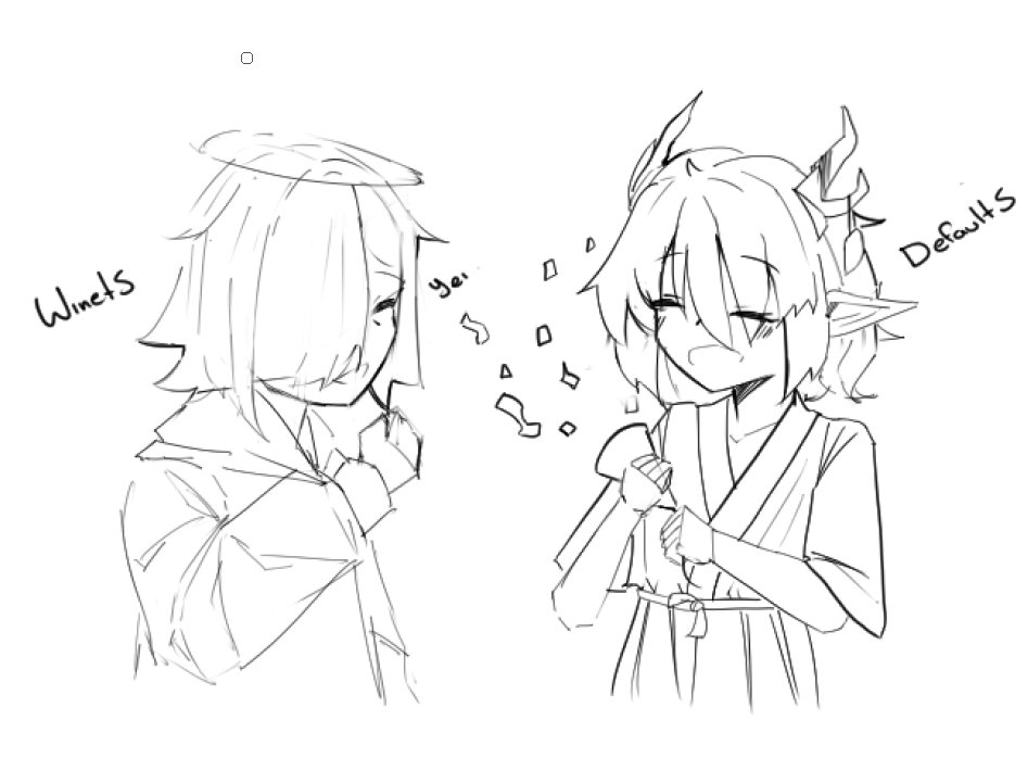 Dibujo tardío de inicio de año, les presento a DefaultS