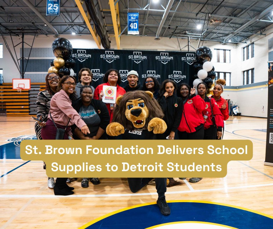 StBrownFdn's tweet photo. We stopped by Durfee Elementary-Middle School &amp; distributed school supplies to sixth-&amp; seventh-grade students 🤩

100 of these students participate in @rhymeswithreason, partner of the Foundation &amp; a program that uses popular music to help students learn new vocabulary words 💙 https://t.co/aNiIR5L2kV