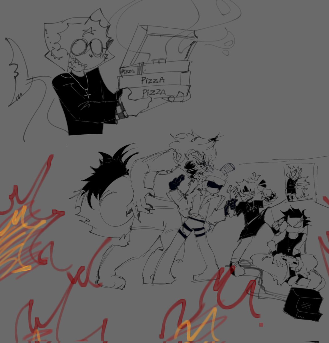 sharkinary's tweet image. Familiaaa