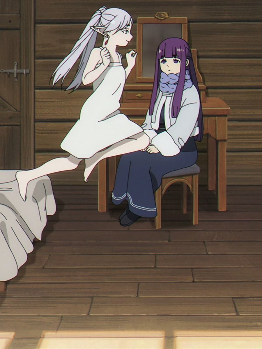 Everyone on friday morning for the release of season 2 of Frieren 🤣