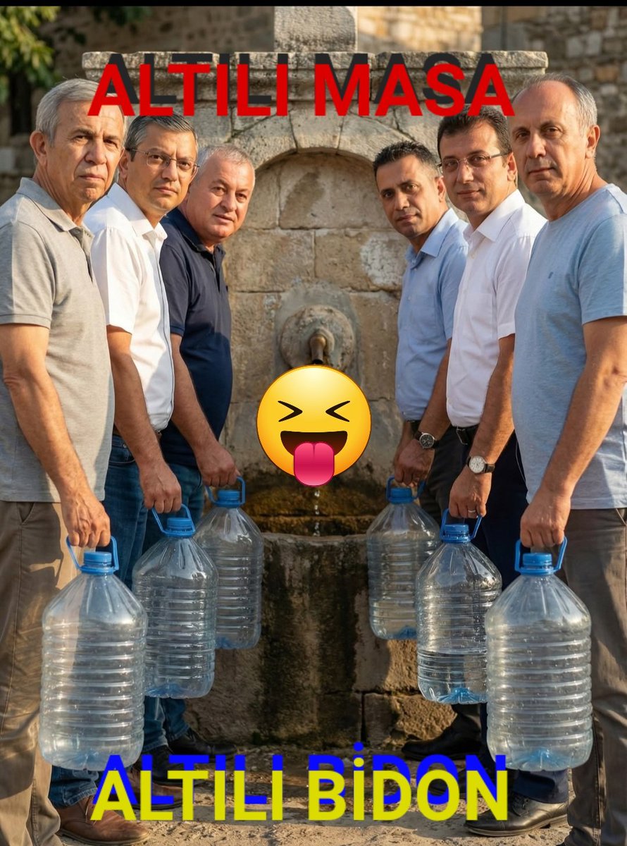 Ha ha altılı masanın son hali