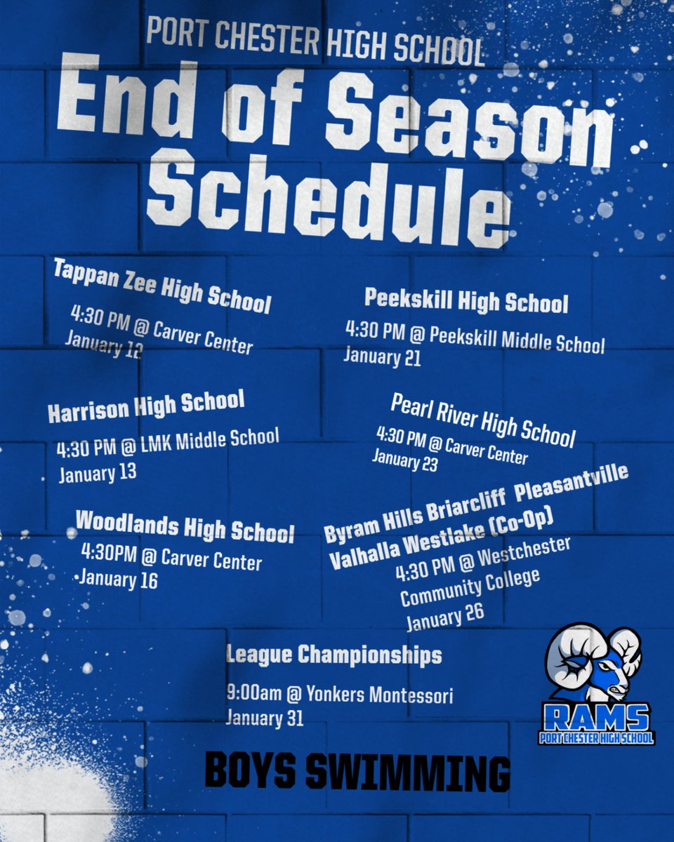 Port Chester High School Swimming tweet media