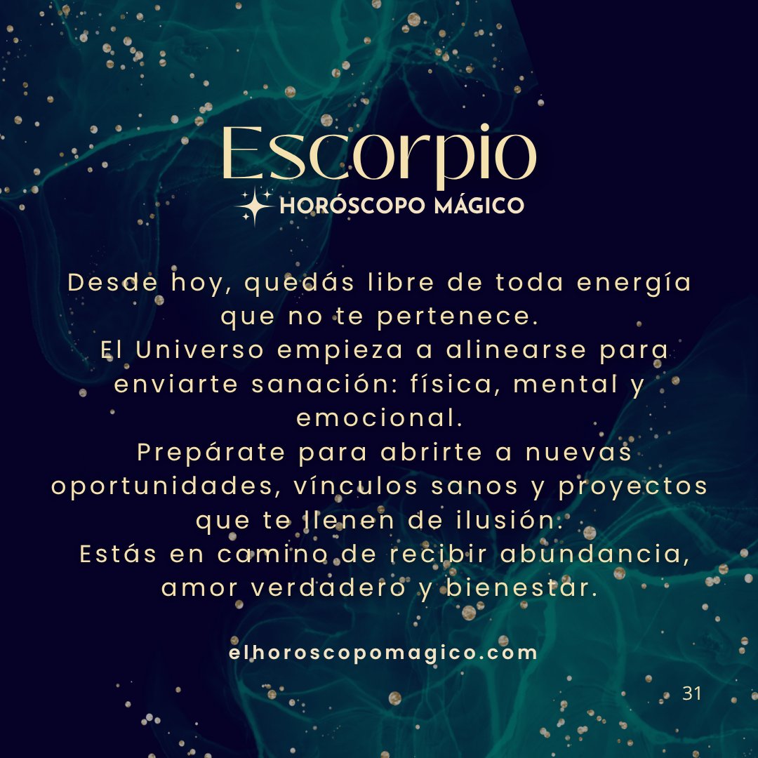 Escorpio Horóscopo Mágico 🔮 tweet media