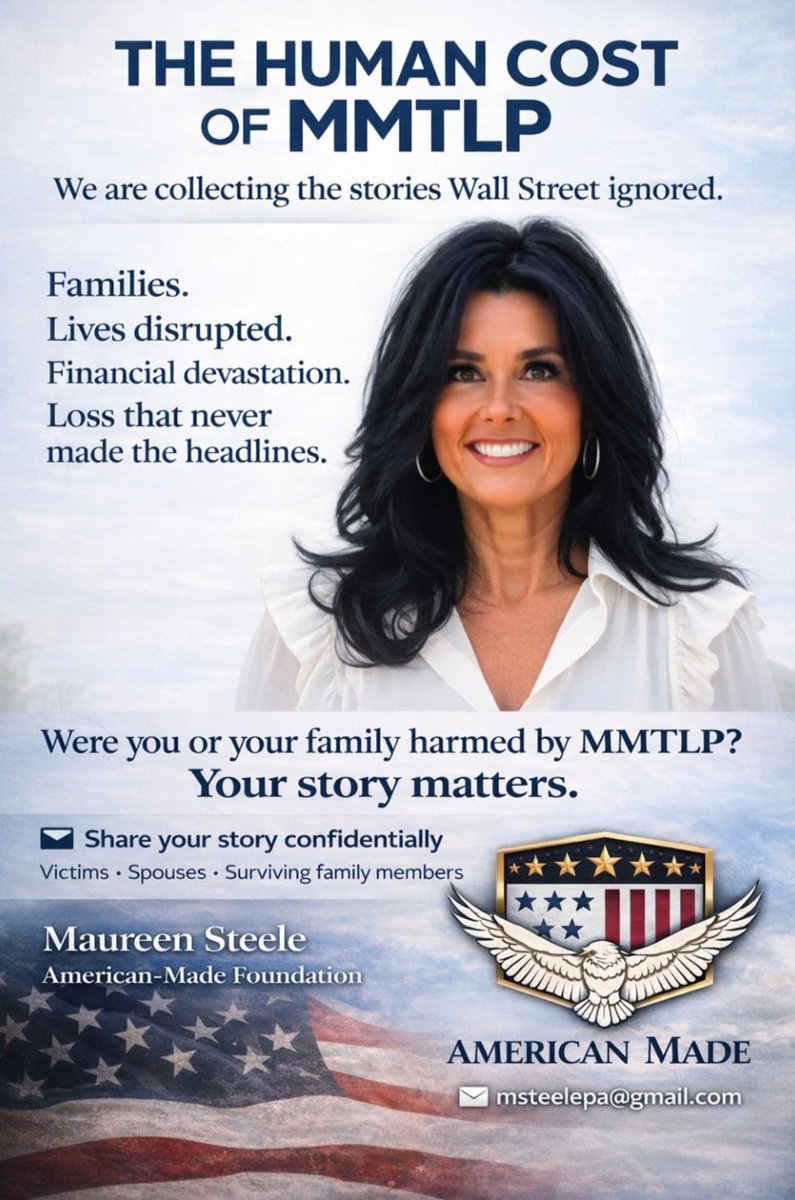 official__doga's tweet image. The human cost of MMTLP has been ignored for far too long.

Behind the tickers and halted trades are real people, families, marriages, livelihoods, and lives permanently altered.

If you or someone you love was harmed by #MMTLP, your story matters.
We are collecting accounts…