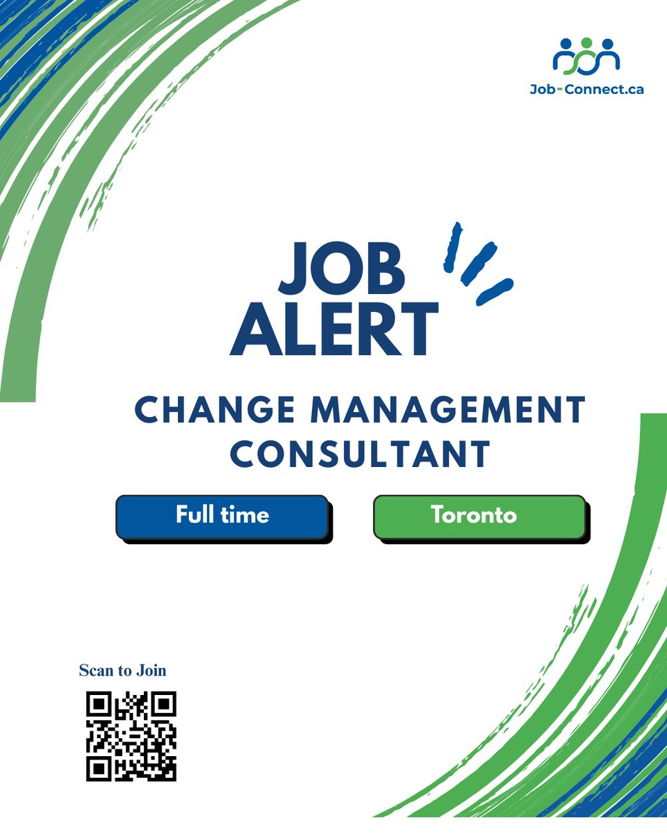 JobConnect_ca's tweet photo. Role: Change Management Consultant - Intermediate

Available Location:  Toronto

Link to apply:
https://t.co/yQNveRtkzp

Visit website for more opportunities: https://t.co/GxdSwPEF1c

#jobsincanada #TorontoBlueJays 
#BoBichette #MLB https://t.co/gFcRIOYDYY