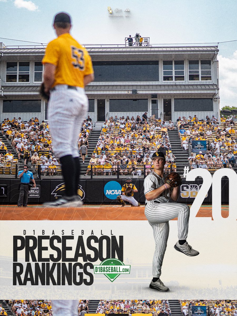 𝐌𝐨𝐧𝐝𝐚𝐲 𝐌𝐨𝐨𝐝: 𝐑𝐀𝐍𝐊𝐄𝐃 📈

Going in at #20 on the <a href="/d1baseball/">D1Baseball</a> preseason rankings!

#OTR | #ETM | #SMTTT