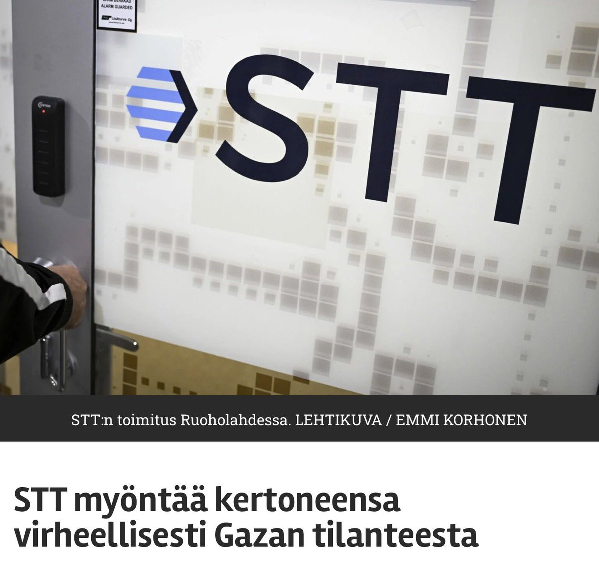 Yllättyneet parijonoon.

Vasemmiston ja valtamedian faktantarkistus pähkinänkuoressa:

1. Kysy hamasilta
2. Julkaise tunne edellä
3. Leimaa epäilijät rasisteiksi
4. Syytä Israelia kaikesta mahdollisesta

Propagandan ja valheellisen tiedon levittämisen myöntäminen ei palauta