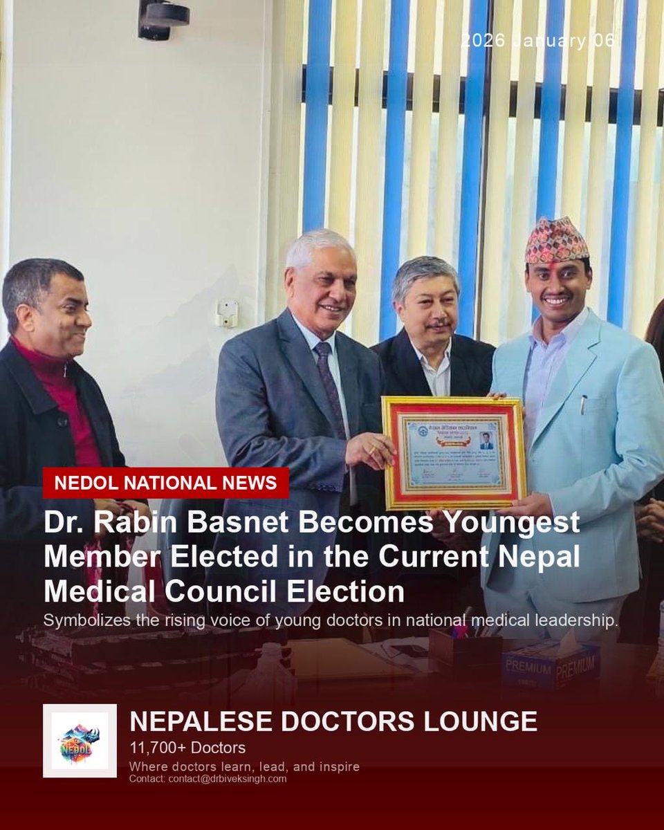 DrRabinBasnet1's tweet photo. Entering the realm of Nepal’s medical and health policy. https://t.co/5acFUIPCF6