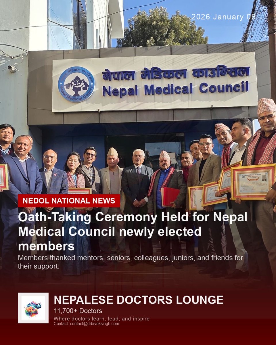 DrRabinBasnet1's tweet photo. Entering the realm of Nepal’s medical and health policy. https://t.co/5acFUIPCF6