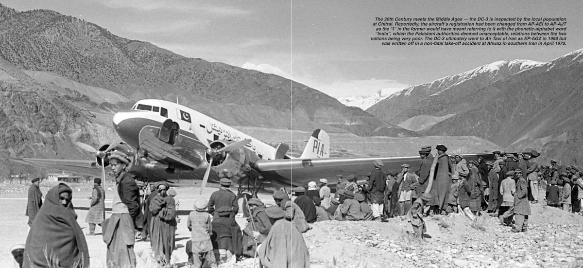 facesofchitral's tweet photo. DC-3 approaches Lawari Pass at 12,100 ft, then descends into Chitral Valley with stunning views of the majestic Hindu Kush mountains.
Dated: 18-02-1962

More on https://t.co/N0enpR5gKa

#facesochitral #chitralvalley #lawaripass #hindukush
#aviationphotography
#celebratingwalikhan https://t.co/eLrTLIYAxF