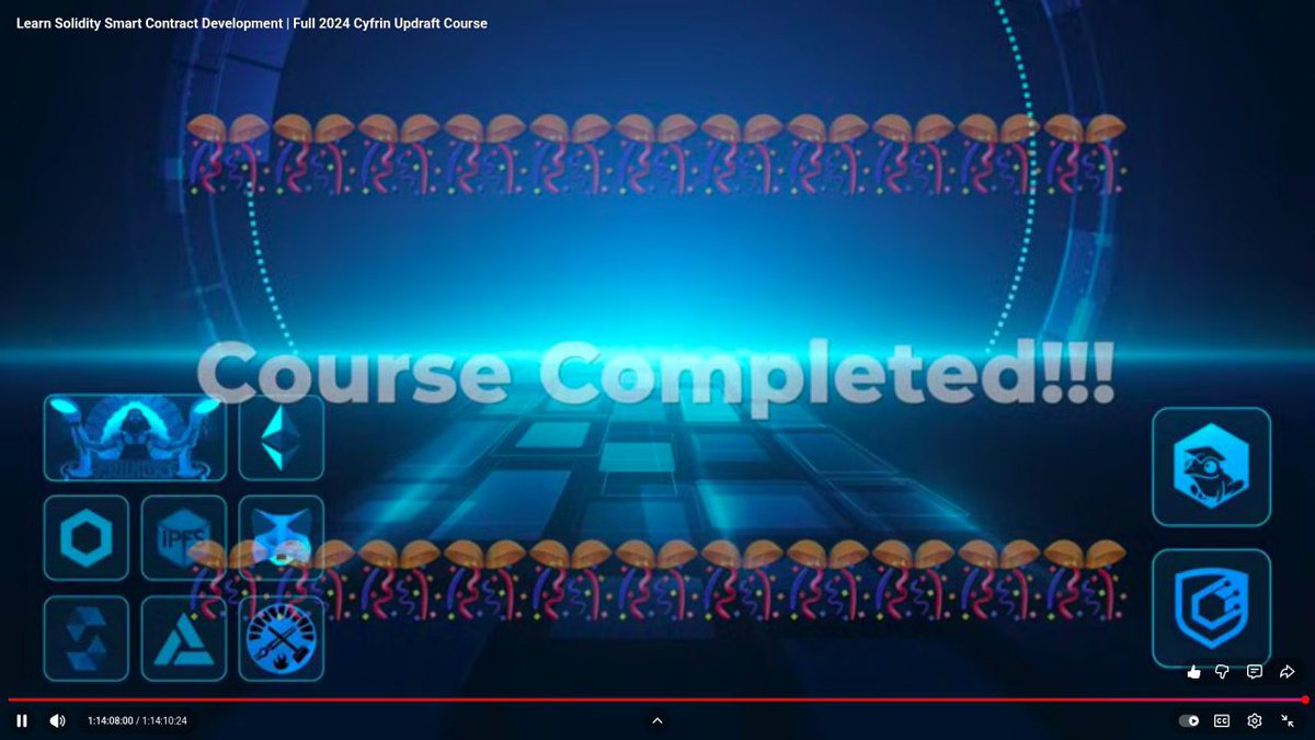 0xhimxa's tweet photo. Big shoutout to Patrick Collins and the Cyfrin team for this beast of a course. It’s been an incredible ride, and I’ve learned more than I thought possible.

My next move? I’m going back to the beginning. I plan to rebuild every single project from first principles. https://t.co/D3ftdPACAq