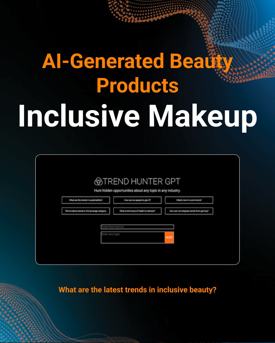 THGPT's tweet photo. 💄✨ Inclusive beauty is more than a buzzword — it’s a blueprint. What if your next product was designed with AI to prioritize accessibility, diversity, and innovation?

Here’s how @TrendHunter's #TrendHunterGPT is reimagining beauty: 🧵👇 https://t.co/8WhRjBdzZs