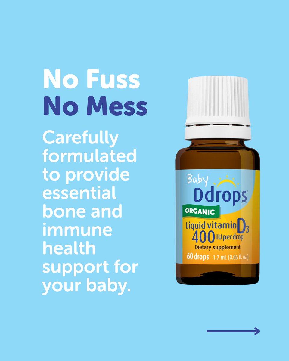 Ddrops's tweet photo. Hey sunshine! ☀️

Say hello to Baby Ddrops Vitamin D3 made with only 2 simple ingredients and no hidden extras. 

✨Clean formula
✨Simple to use
✨Trusted by parents

Available at @Walmart in-store and online🛒

#Ddrops #BabyDdrops #VitaminD3Drops #DdropsVitaminD #BabyVitaminD https://t.co/43JCExpl73