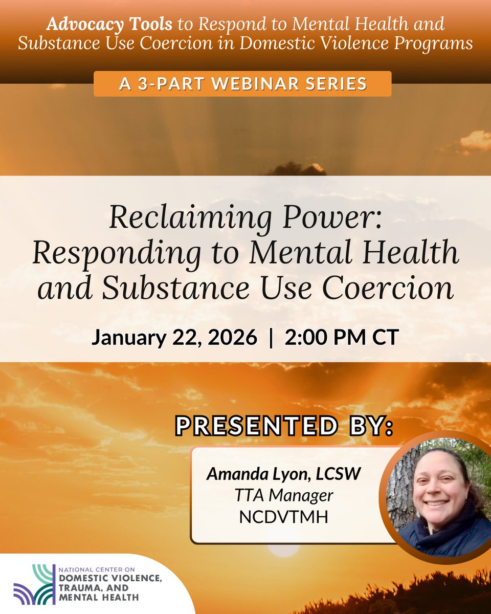 National Center on DV, Trauma, and Mental Health tweet media