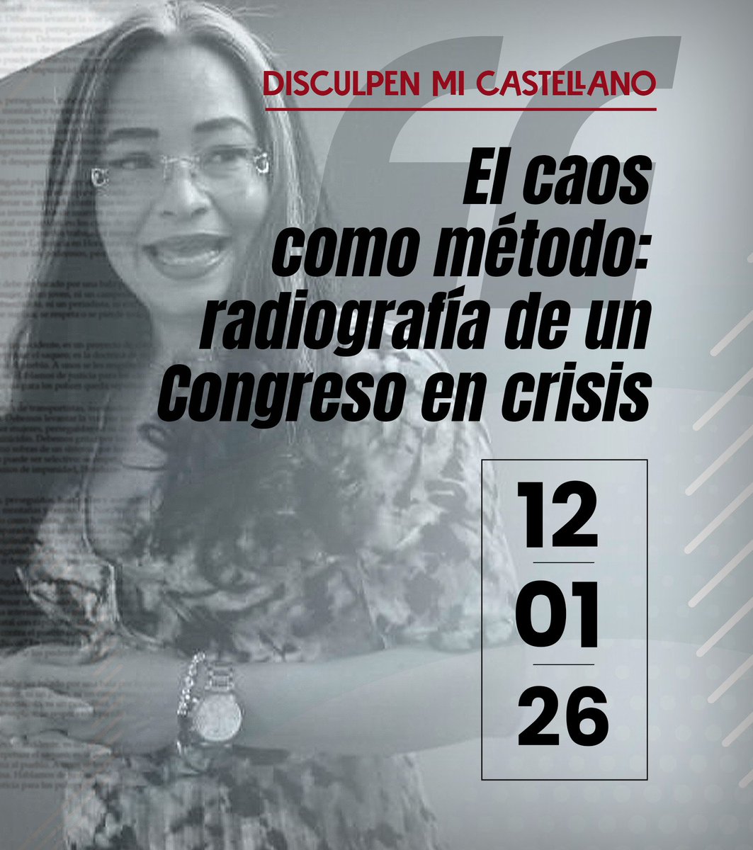 cnahonduras's tweet photo. Lea la columna de este lunes 12 de enero de 2026   

#ColumnaGabrielaCastellanos 
#ColumnaDeOpinión 
#DisculpenMiCastellano https://t.co/ar8MqJTKsJ
