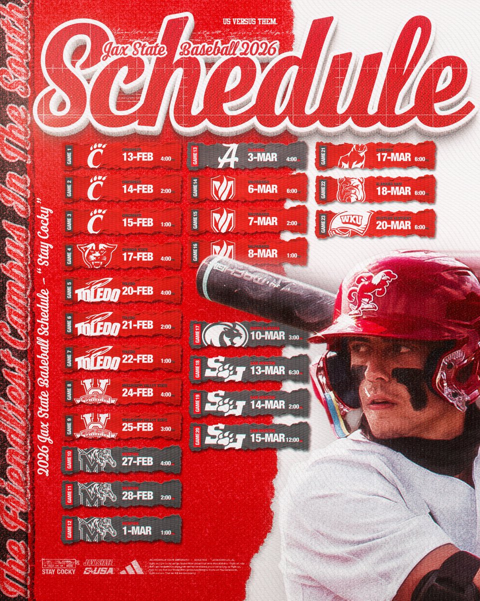 Jax State Baseball tweet media