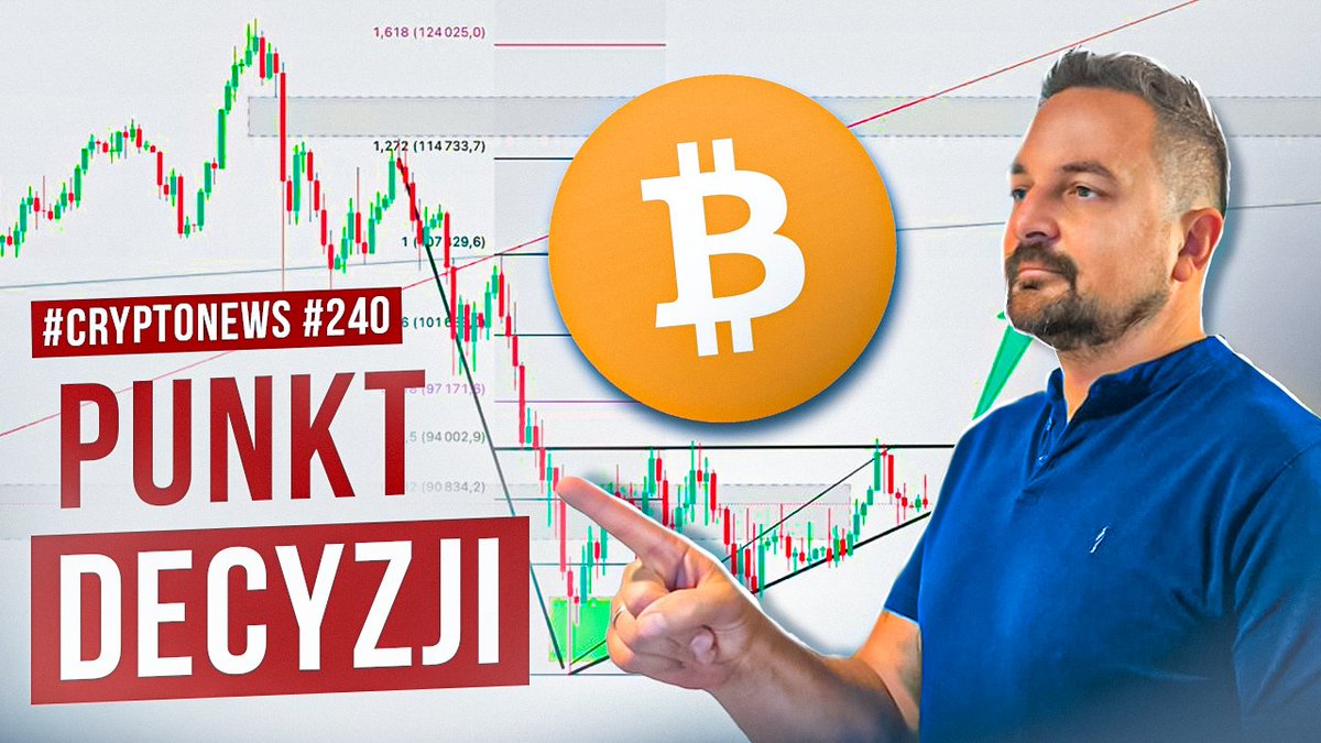 🚨 Nowy odcinek #CryptoNews już na kanale! #Bitcoin w punkcie decyzji 💥  Analiza wykresu po spadkach, kluczowe poziomy, najważniejsze wnioski z 2025  roku i aktualne bonusy oraz airdropy do zgarnienia. Nie popełniaj