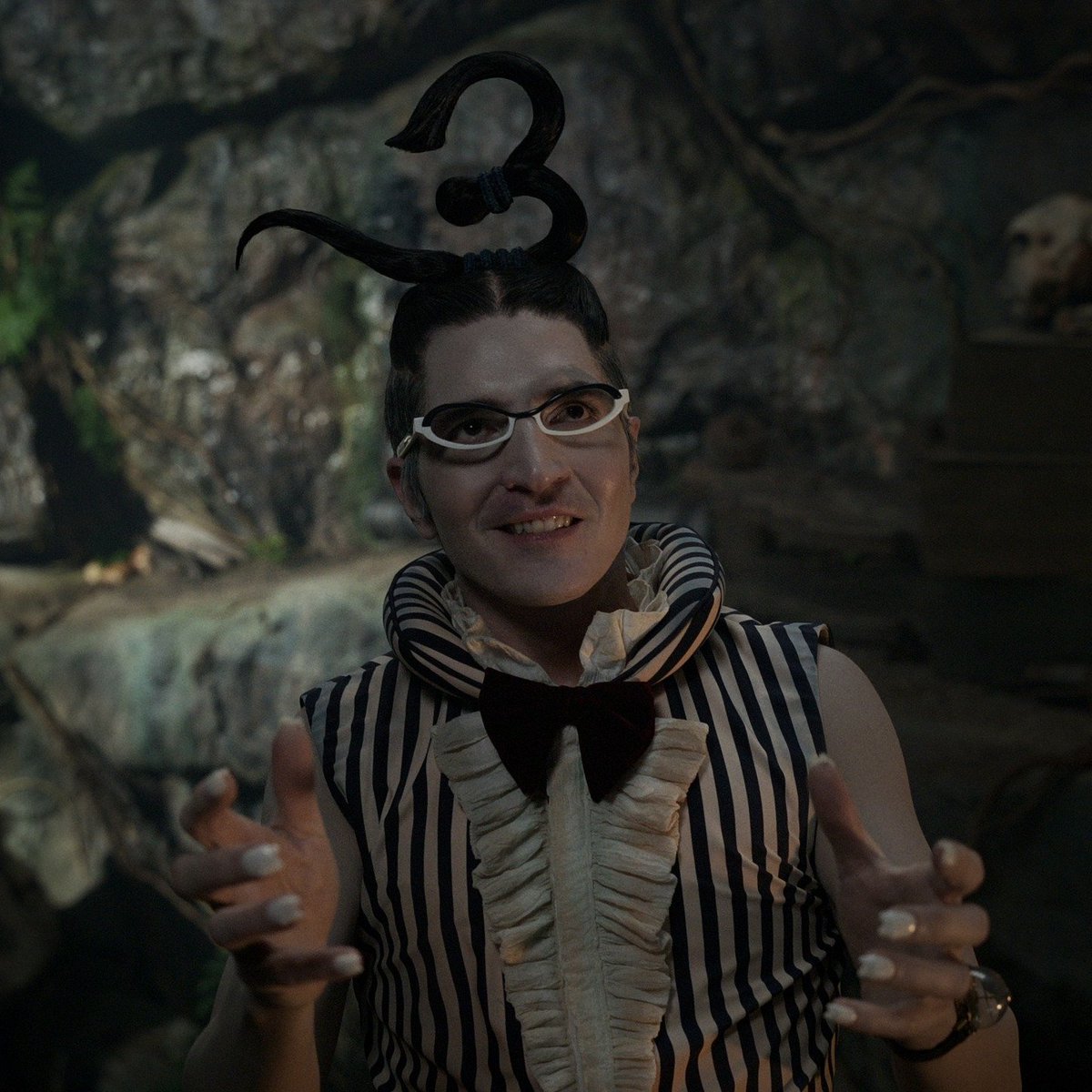 Cornettogod's tweet image. ประทับใจ มิสเตอร์ทรี One Piece ฉบับคนแสดง ที่รับบทโดยคุณ David Dastmalchian (Late night with the devil) มากๆ โคตรถูกต้อง