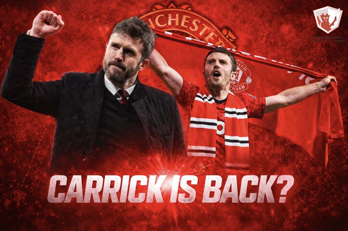 MUSCNP's tweet photo. 🚨👔 Michael Carrick is now the leading candidate for the interim manager role till the end of the season. [@FabrizioRomano] https://t.co/mNiSyYzvtf
