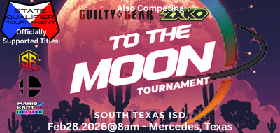 TEXSEF's tweet photo. 🚀 To the Moon! Memorial Esports Tournament 🌕

@TexSEF State Qualifier in South Texas! Compete in SSBU, SF6, and MK8 for a shot at state, plus GG Strive, 2xKO, and Pokémon TCG!

📍 Mercedes, TX 🎮 MS &amp; HS Divisions 🔗 Register: https://t.co/rOrTPBDGHS https://t.co/J4N6ZSkpkA